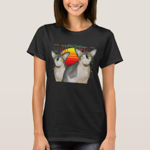 TShirt   Sphynx Cat Ninja Twillingars Crazy Cat De Tee