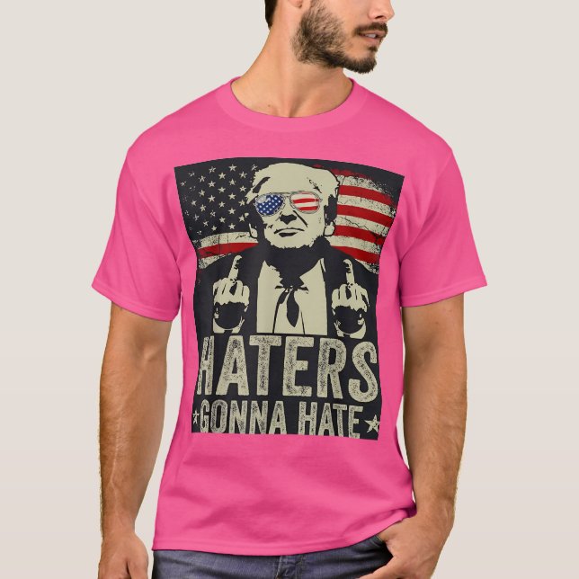 Tshirt Trump Haters Gonna Hate T Shirt (Framsida)
