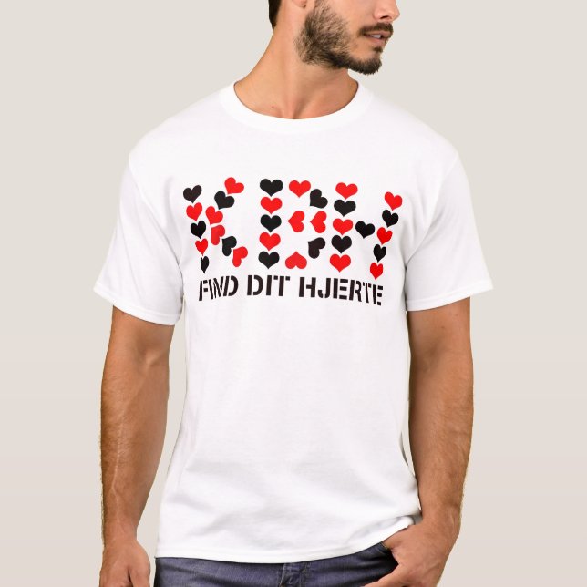 TSHIRT TVÅ för København fyndDit ♥ T Shirt (Framsida)