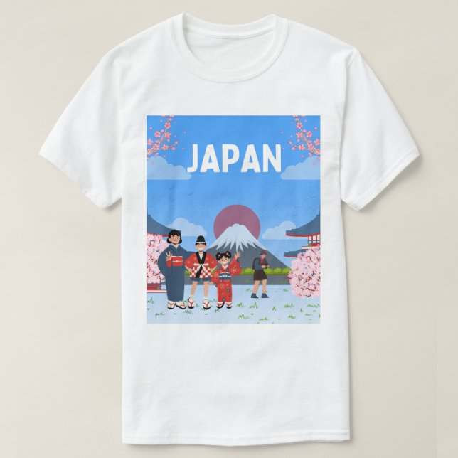 Tshirt välkommen till Japan T Shirt (Design framsida)