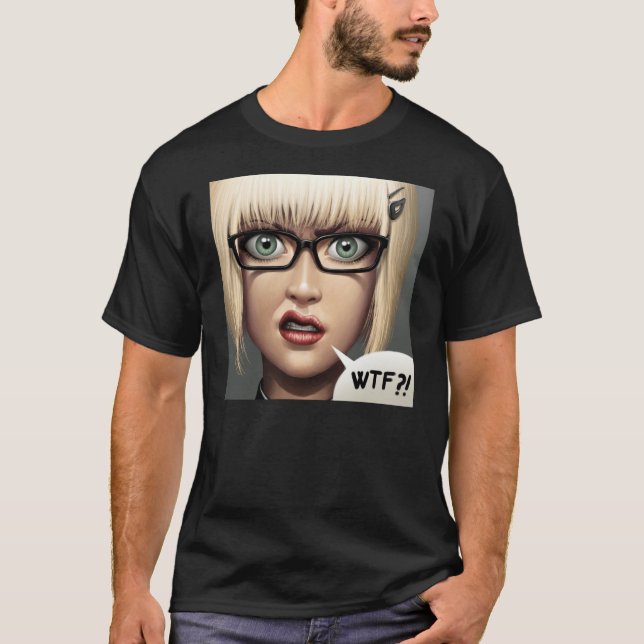 TSHIRT ·, wtf?! T-shirt (Framsida)