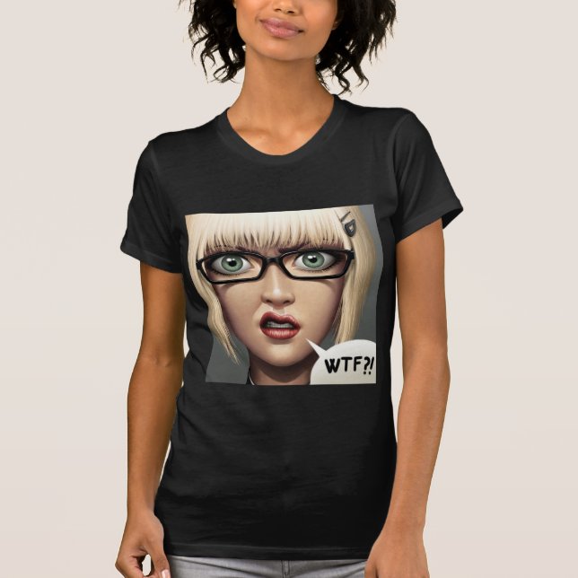TSHIRT ·, WTF?! T SHIRT (Framsida)