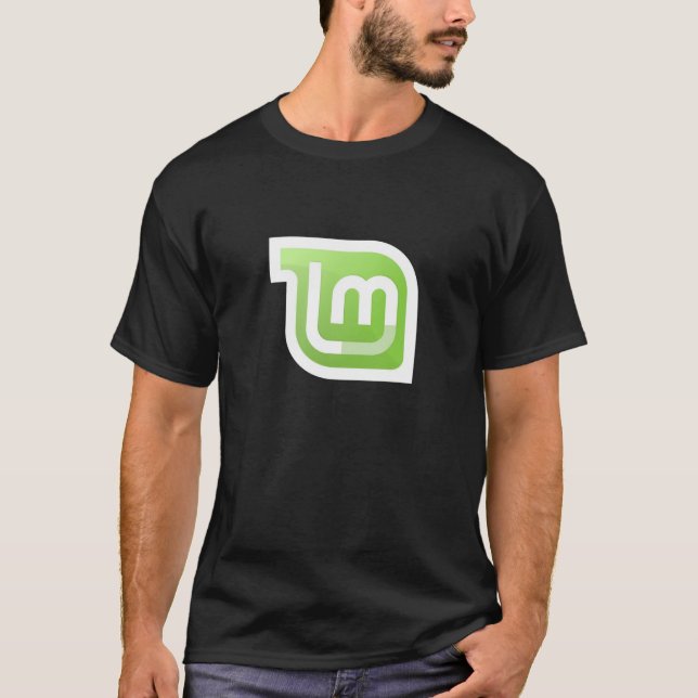 TshirtLinuxMint 01 Tee Shirt (Framsida)
