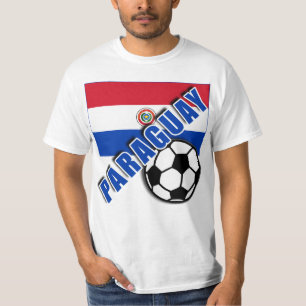 Tshirts för fläkt för PARAGUAY världsfotboll