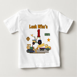 Tshirts för födelsedag för konstruktionsfordon