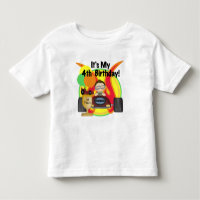 Tshirts och gåvor för 4e födelsedagen för