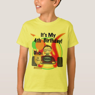 Tshirts och gåvor för 4e födelsedagen för