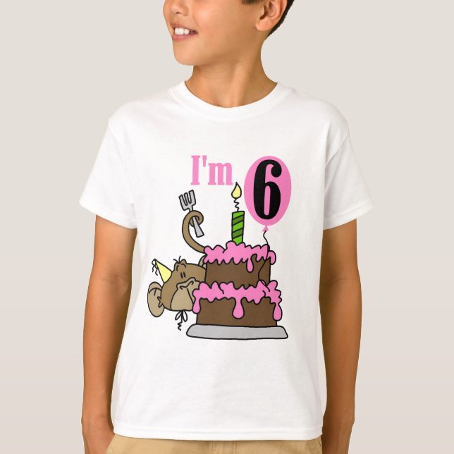 Tshirts och gåvor för apa6efödelsedag (Framsida)