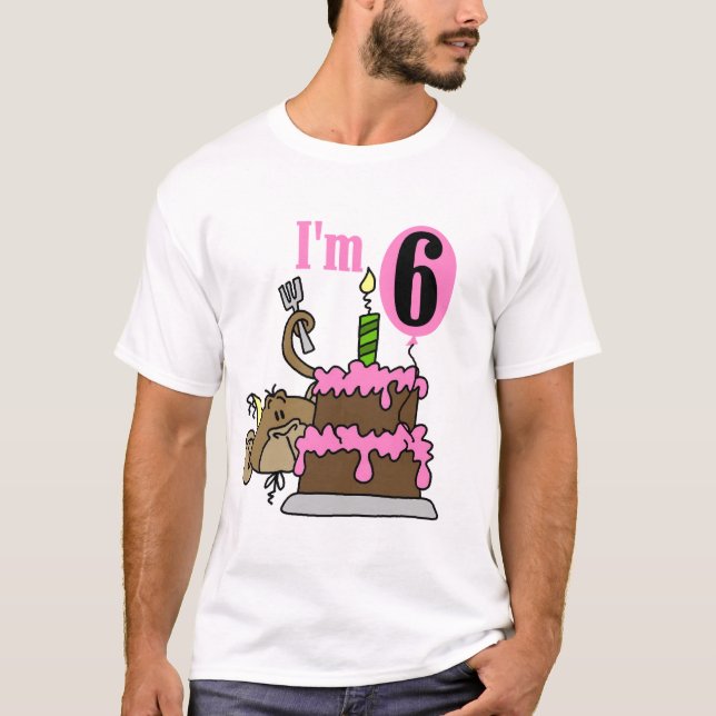 Tshirts och gåvor för apa6efödelsedag (Framsida)