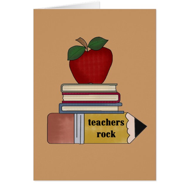 Tshirts och gåvor för Apple läraresten Hälsningskort (Framsidan)