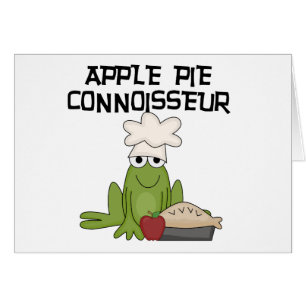 Tshirts och gåvor för Apple pajConnoisseur Hälsningskort