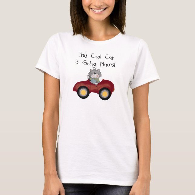Tshirts och gåvor för bil för ställen för katt (Framsida)