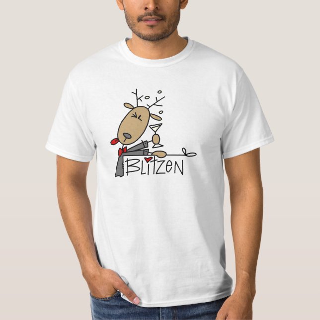 Tshirts och gåvor för Blitzen renjul (Framsida)