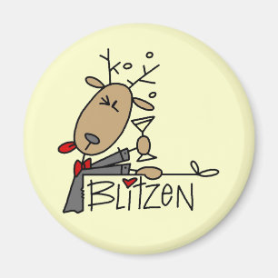 Tshirts och gåvor för Blitzen renjul Magnet