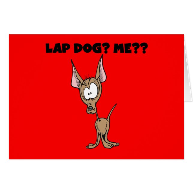 Tshirts och gåvor för Chihuahuavarvhund Hälsningskort (Framsidan Horizontal)