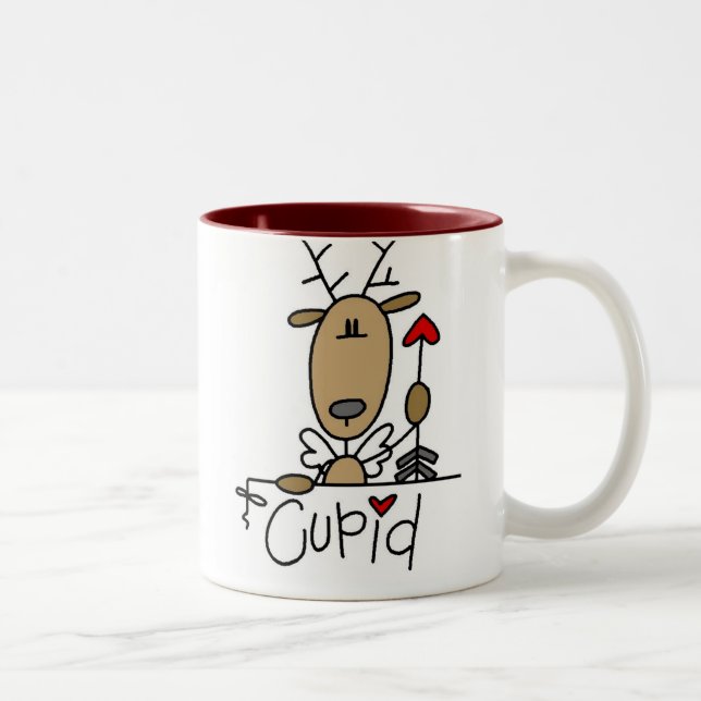 Tshirts och gåvor för Cupidrenjul Två-Tonad Mugg (Höger)