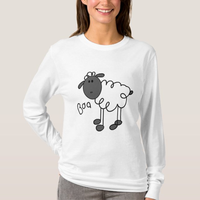 Tshirts och gåvor för fårnågot att sägaBaa (Framsida)