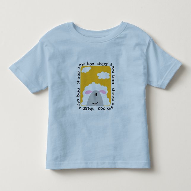 Tshirts och gåvor för fårnågot att sägaBaa (Framsida)