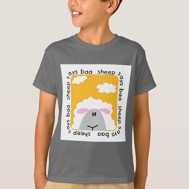 Tshirts och gåvor för fårnågot att sägaBaa (Framsida)