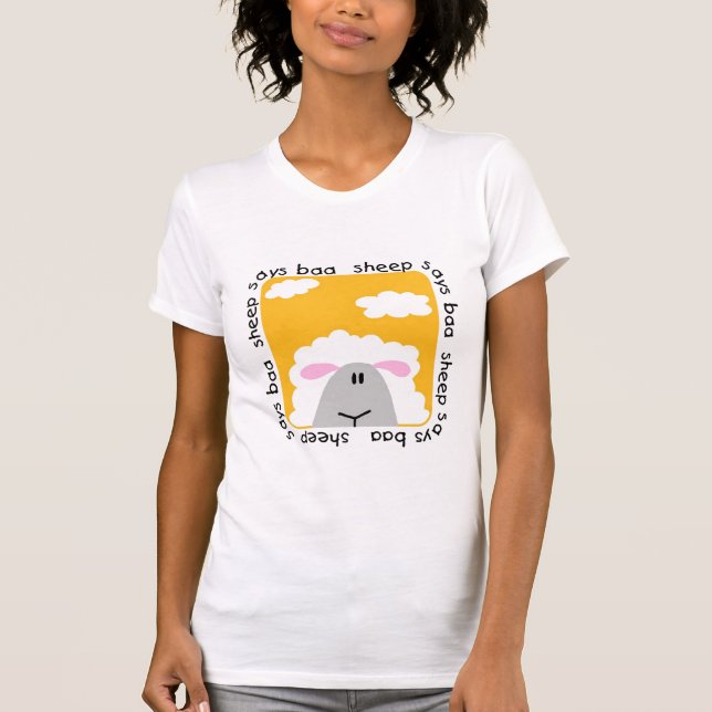 Tshirts och gåvor för fårnågot att sägaBaa (Framsida)