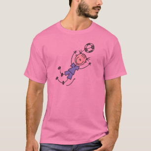 Tshirts och gåvor för flickablåttfotboll enhetl