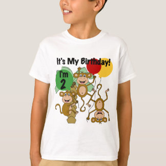 Tshirts och gåvor för födelsedag för apasken 2nd
