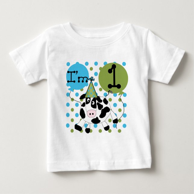 Tshirts och gåvor för födelsedag för blåttko 1st (Framsida)