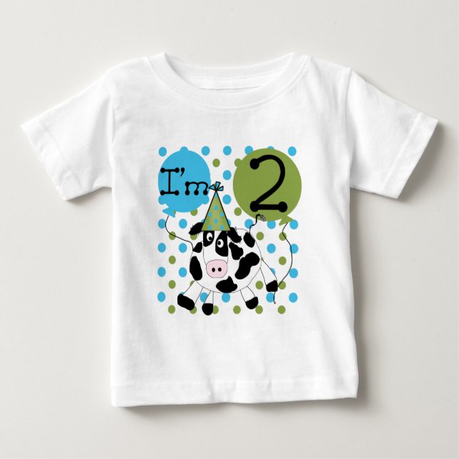Tshirts och gåvor för födelsedag för blåttko 2nd (Framsida)