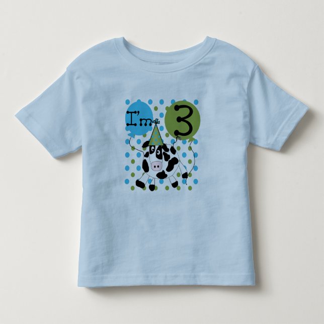 Tshirts och gåvor för födelsedag för blåttko 3rd (Framsida)