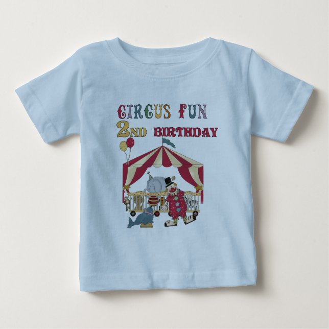 Tshirts och gåvor för födelsedag för cirkusroligt (Framsida)