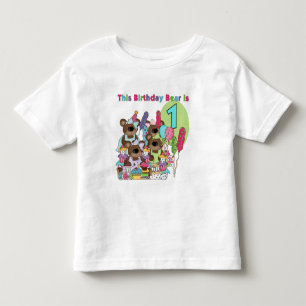 Tshirts och gåvor för födelsedag för nallepart