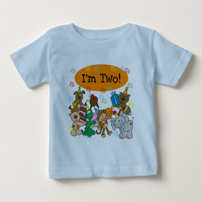 Tshirts och gåvor för födelsedag för partydjur 2nd (Framsida)