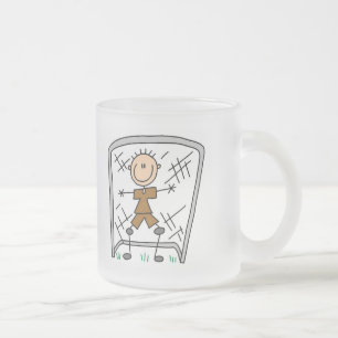Tshirts och gåvor för fotbollpojkeGoalie Frostad Glasmugg