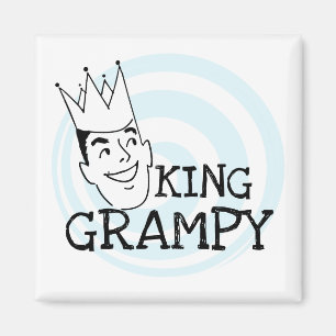 Tshirts och gåvor för kung Grampy Magnet