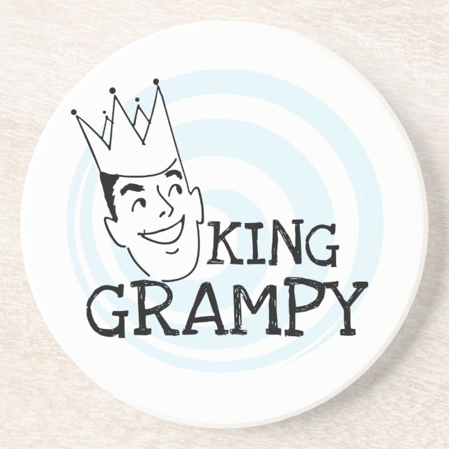 Tshirts och gåvor för kung Grampy Underlägg Sandsten (Framsidan)