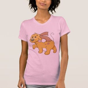 Tshirts och gåvor för lyckligbrunthund