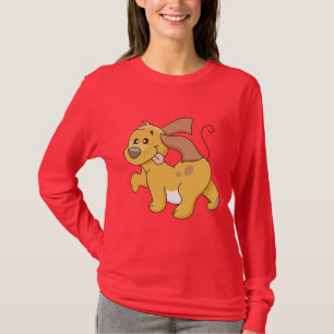 Tshirts och gåvor för lyckligbrunthund