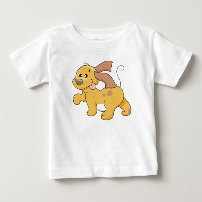 Tshirts och gåvor för lyckligbrunthund (Framsida)