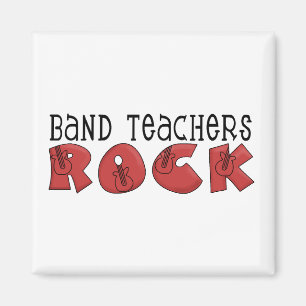 Tshirts och gåvor för musikbandläraresten magnet