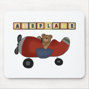 Tshirts och gåvor för nalle pilot- musmatta