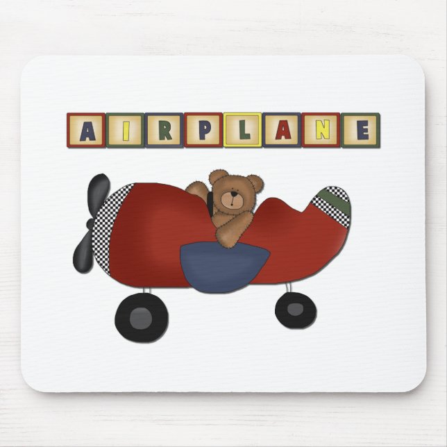 Tshirts och gåvor för nalle pilot- musmatta (Framsidan)
