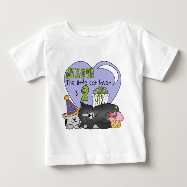 Tshirts och gåvor för övernattning 2:a födelsedag (Framsida)