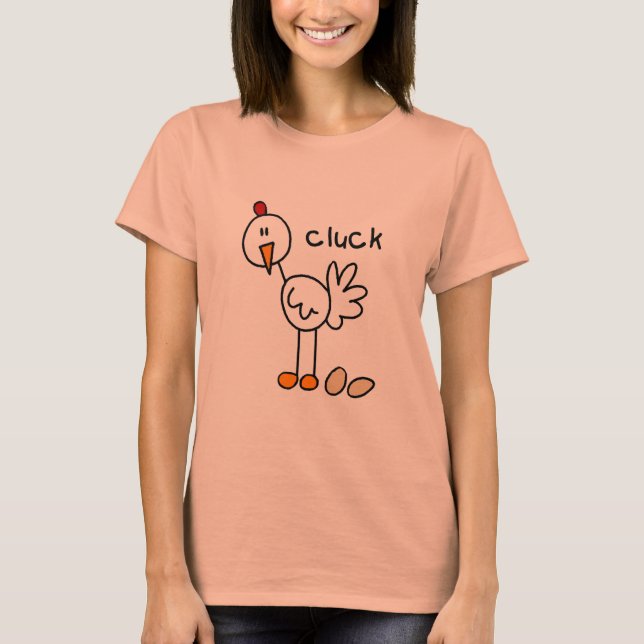 Tshirts och gåvor för stick figur fega (Framsida)