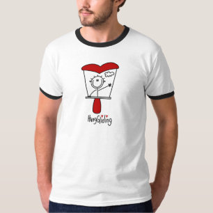 Tshirts och gåvor för stick figurhängningglidni