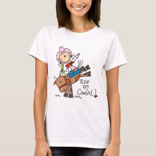 Tshirts och gåvor för tjur för pinneCowgirlridn