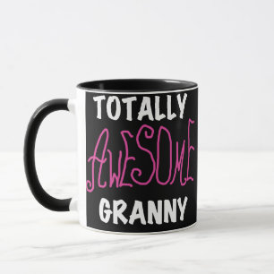 Tshirts och gåvor för totalt enorm Granny rosa Mugg