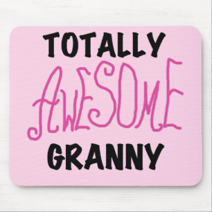 Tshirts och gåvor för totalt enorm Granny rosa Musmatta