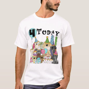 Tshirts och gåvor för valp4e födelsedagenvålds