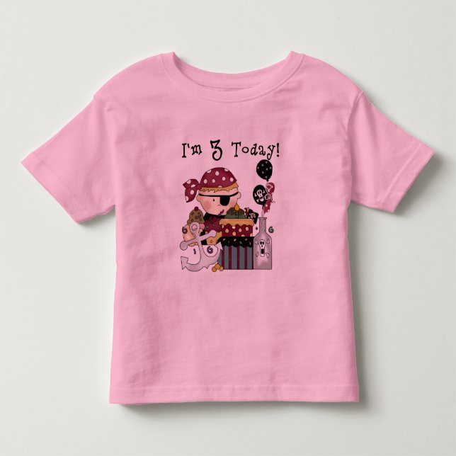 Tshirts och gåvor från Pirat 3:e födelsedagen (Framsida)