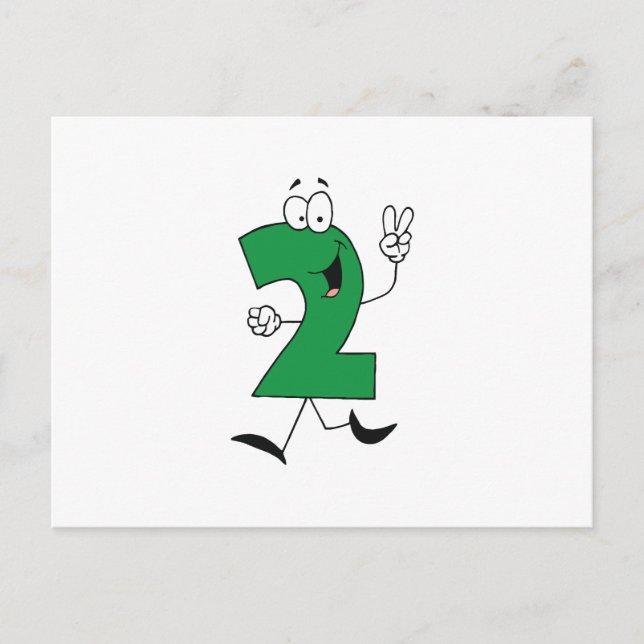 Tshirts och presenter för andra födelsedag vykort (Framsida)